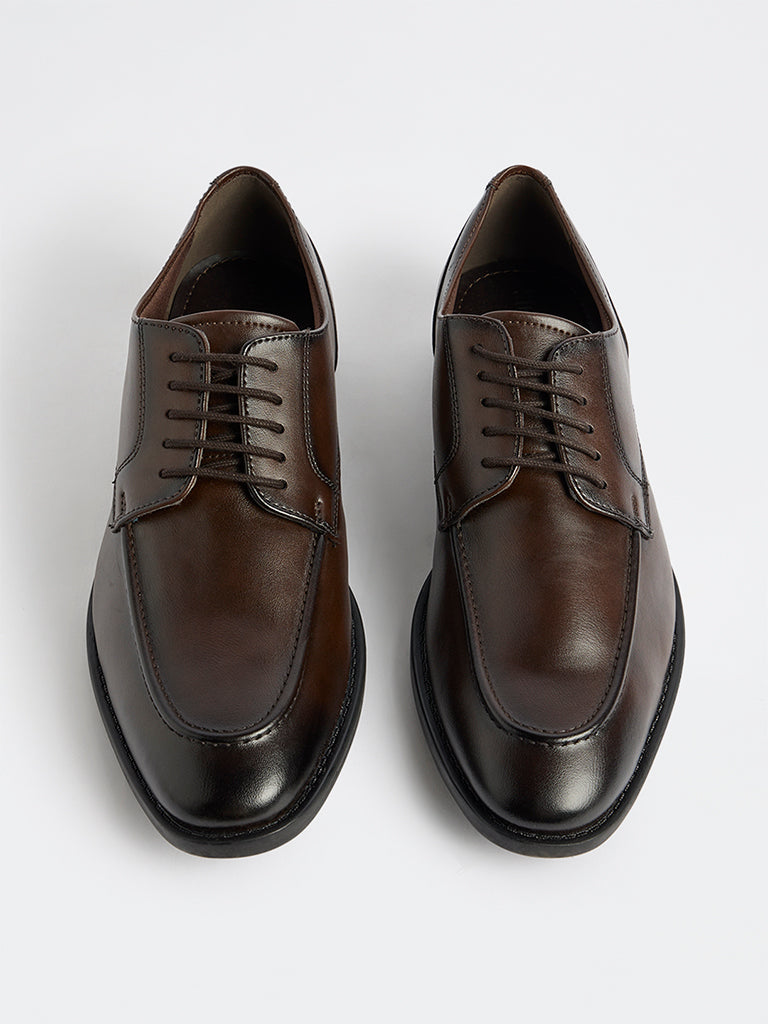 SOLEPLAY Dark Brown Derby Shoes