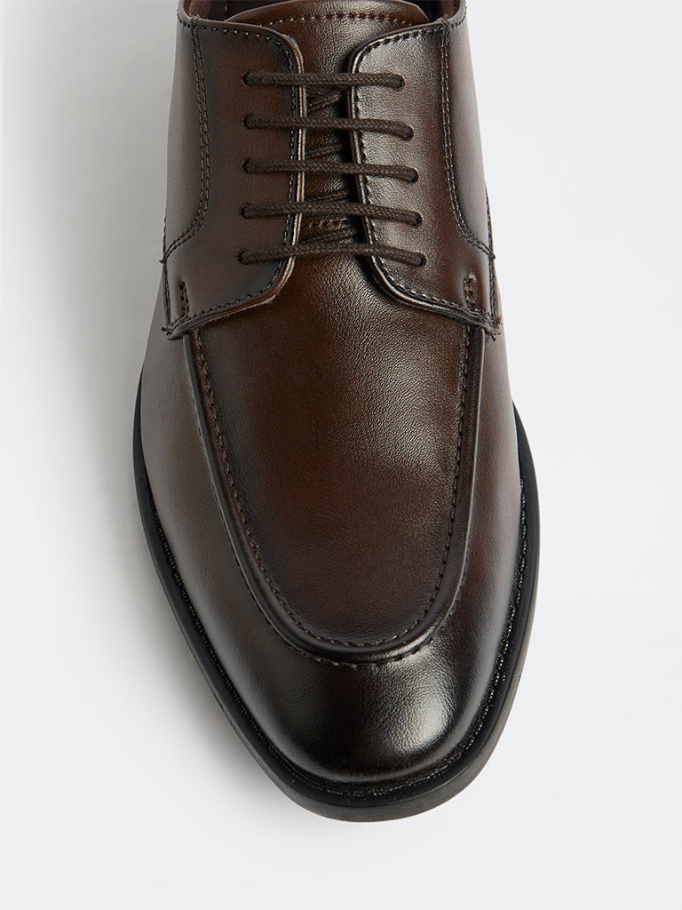 SOLEPLAY Dark Brown Derby Shoes