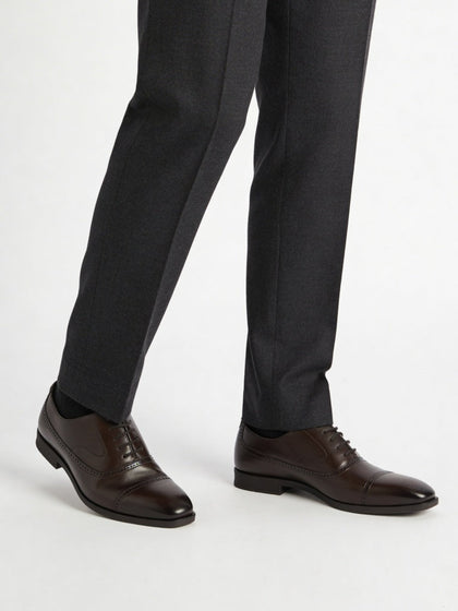 SOLEPLAY Dark Brown Oxford Shoes