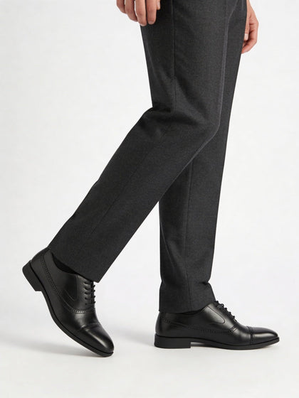 SOLEPLAY Black Oxford Shoes