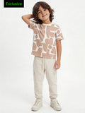 3-Pack HOP Kids Boys Multicolour Printed Cotton T-Shirts - Exclusive
