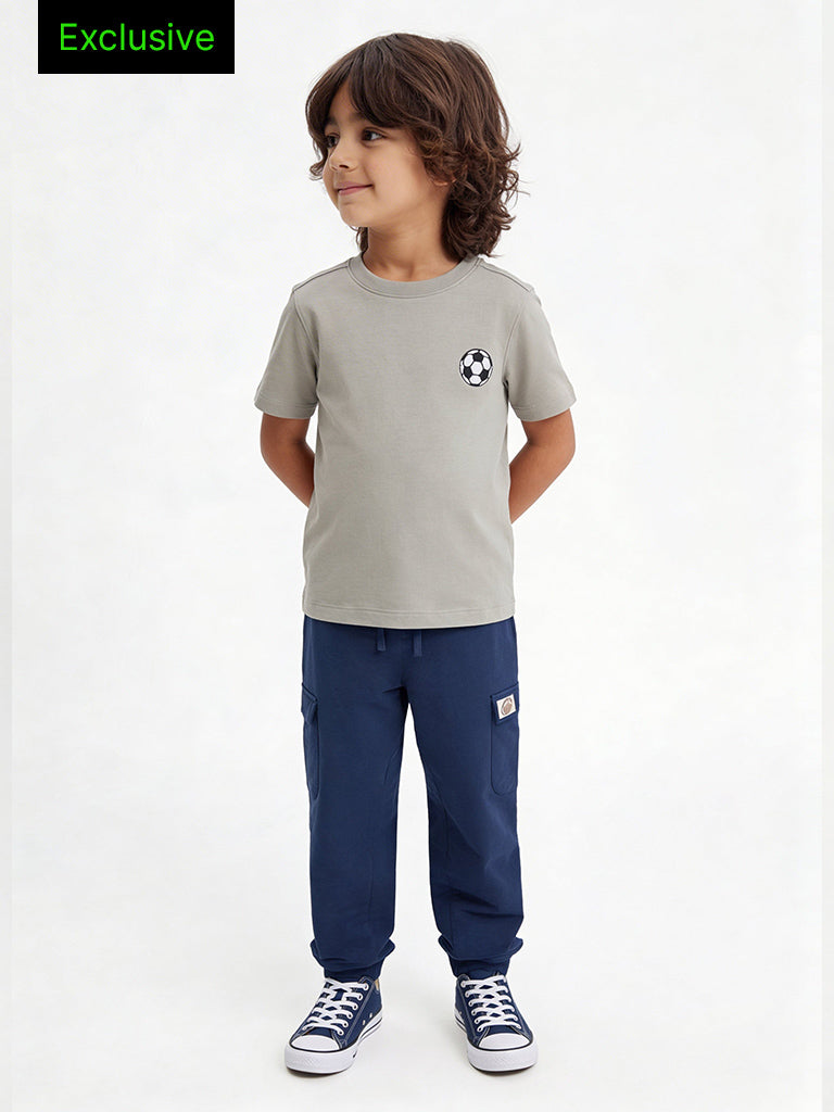 3-Pack HOP Kids Boys Multicolour Printed Cotton T-Shirt - Exclusive