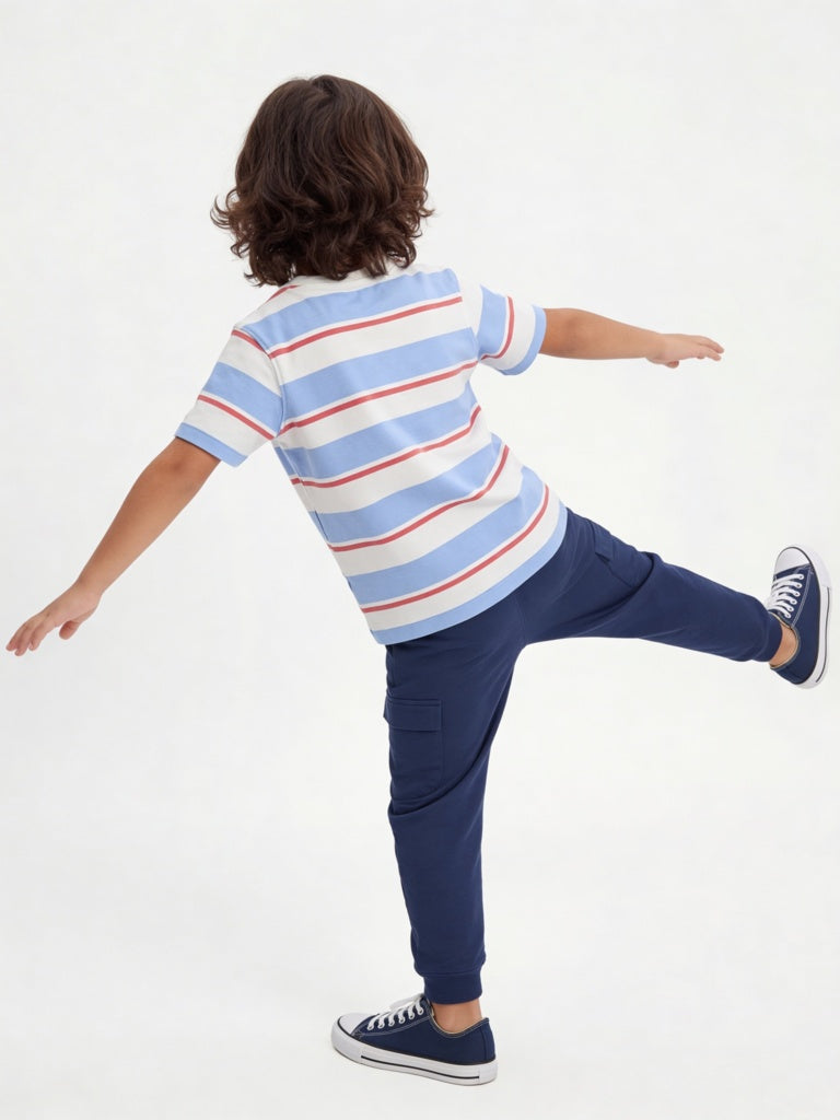 3-Pack HOP Kids Boys Multicolour Printed Cotton T-Shirts - Exclusive