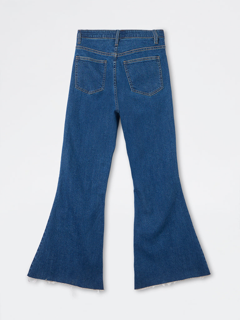 LOV Blue High-Rise Bootcut Jeans