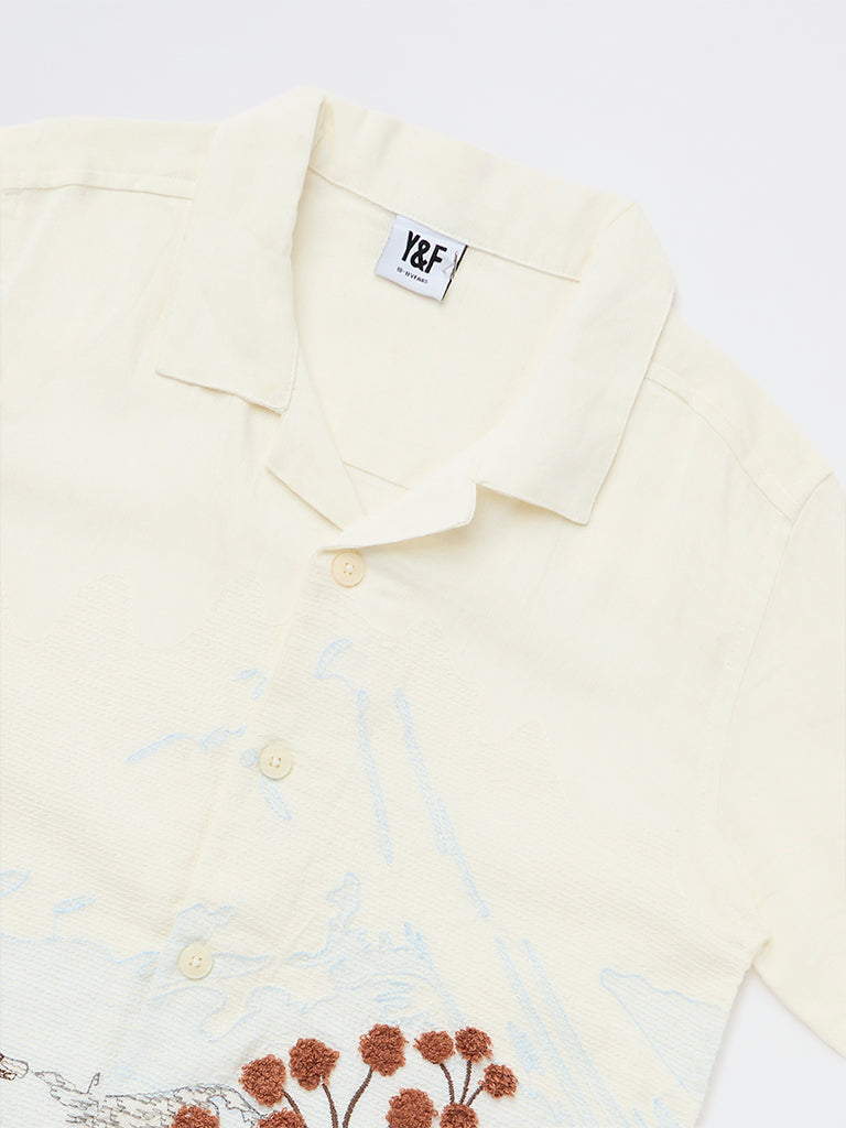 Boys Off-White Scenic-Inspired Shirt