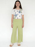 Utsa Kids Girls Green Cotton Ethnic Pants - (8-14 yrs)