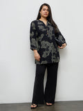 Diza Black Printed Tunic