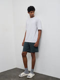 WES Lounge Dark Green Relaxed-Fit Mid-Rise Cotton-Blend Shorts