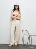 Nuon Light Beige High-Rise Jeans