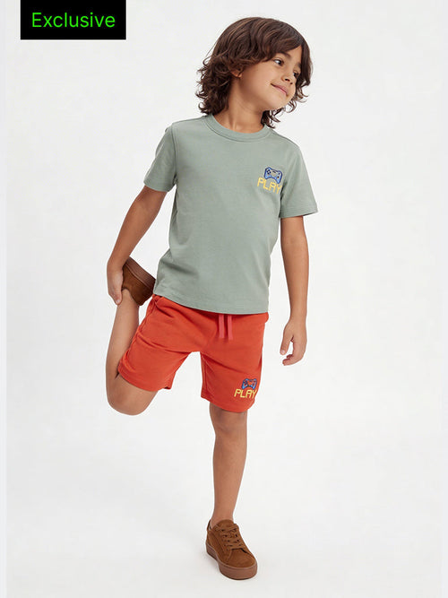 3-Pack HOP Kids Boys Multicolour Printed Cotton T-Shirts - Exclusive