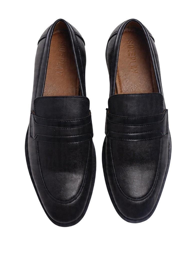 SOLEPLAY Black Diego Loafers