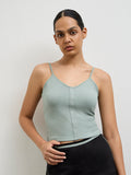 Nuoflexx Sage Green Ribbed Top