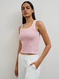 Nuoflexx Light Pink Knit Top
