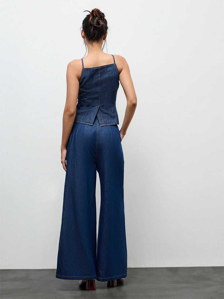 LOV Dark Blue High-Rise Jeans
