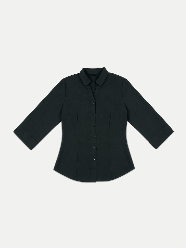 Wardrobe Dark Olive Solid Shirt