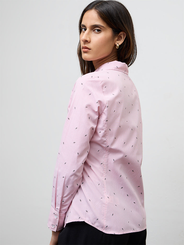 Wardrobe Pink Striped Shirt