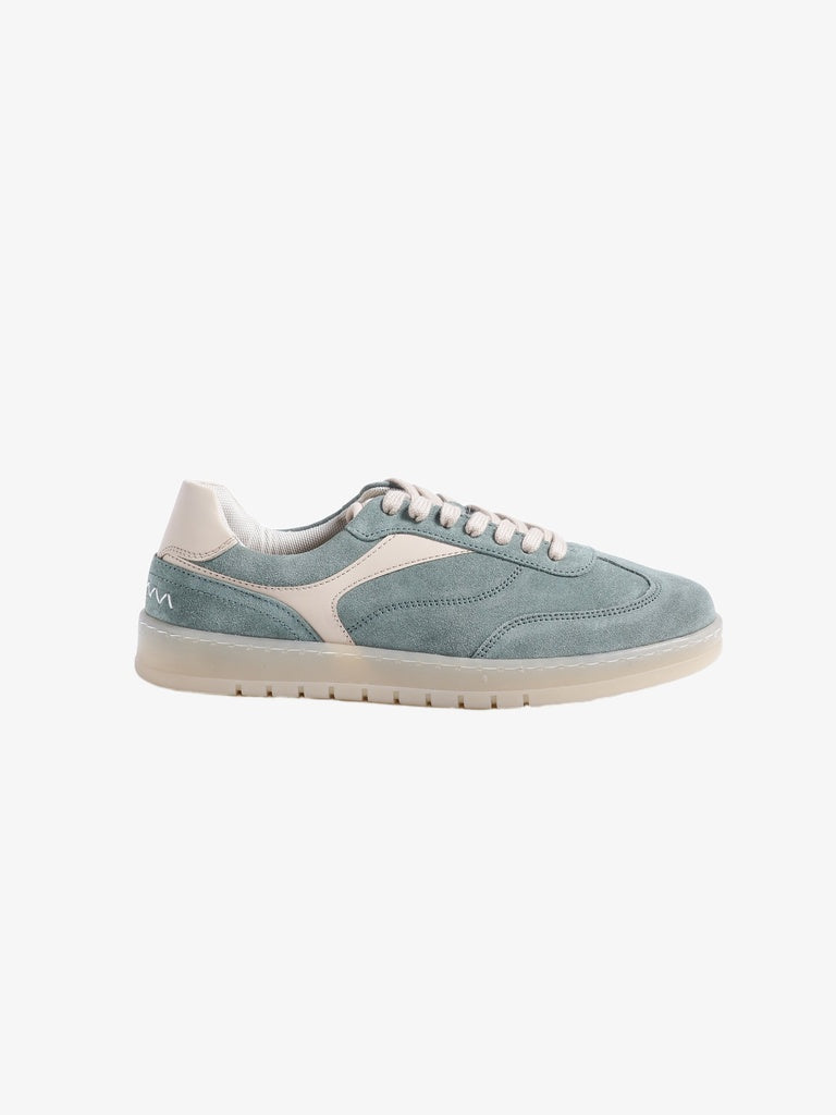 SOLEPLAY Blue Suede Textured Sneakers