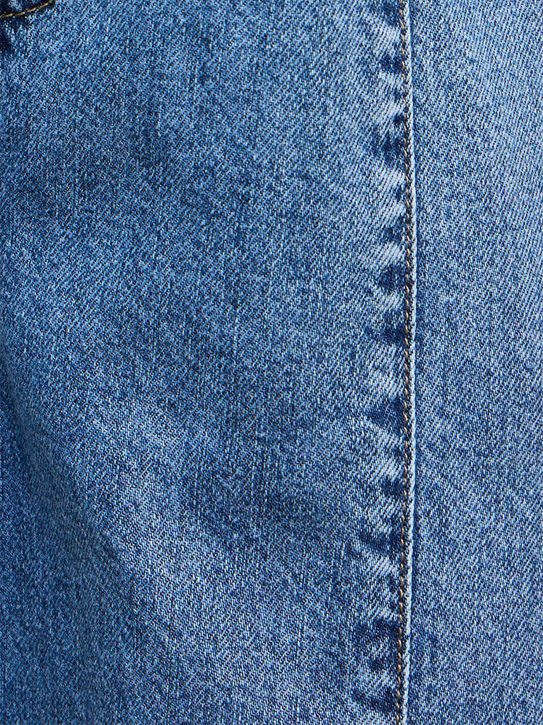 Gia Blue Mid-Rise Denim Trousers