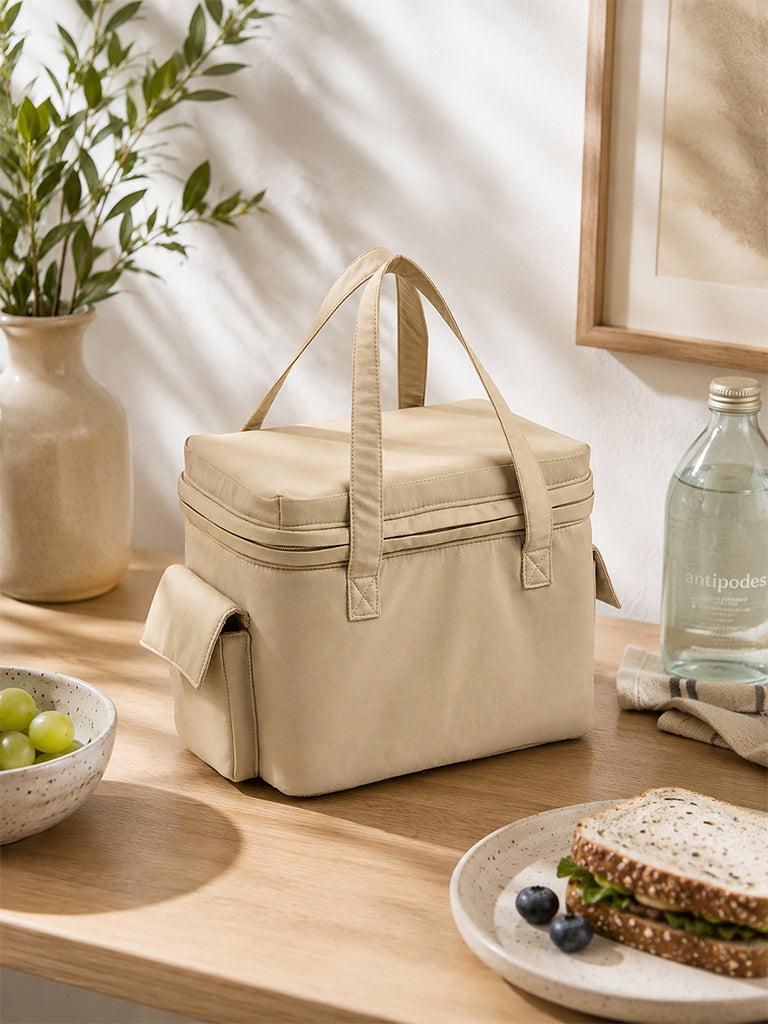 Westside Home Off-White Solid Bento Bag