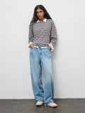 Nuon Light Blue Washed High-Rise Jeans