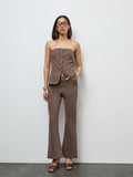 LOV Dark Brown High-Rise Jeans