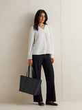 Wardrobe Off-White Striped Blouse