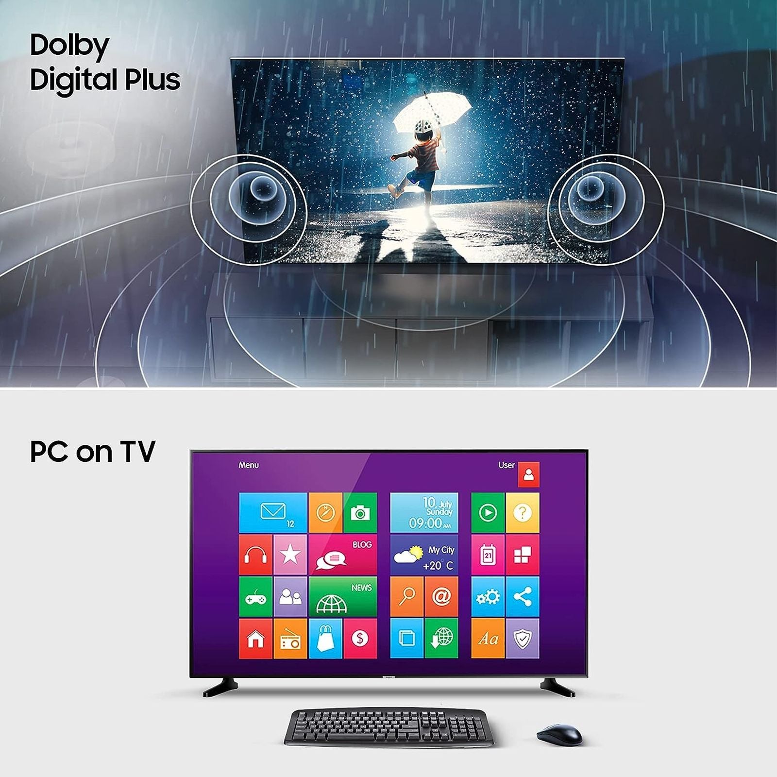 SAMSUNG T4380A Series 80 cm (32 inch) HD Ready LED Smart Tizen TV with PurColor (2022 model)