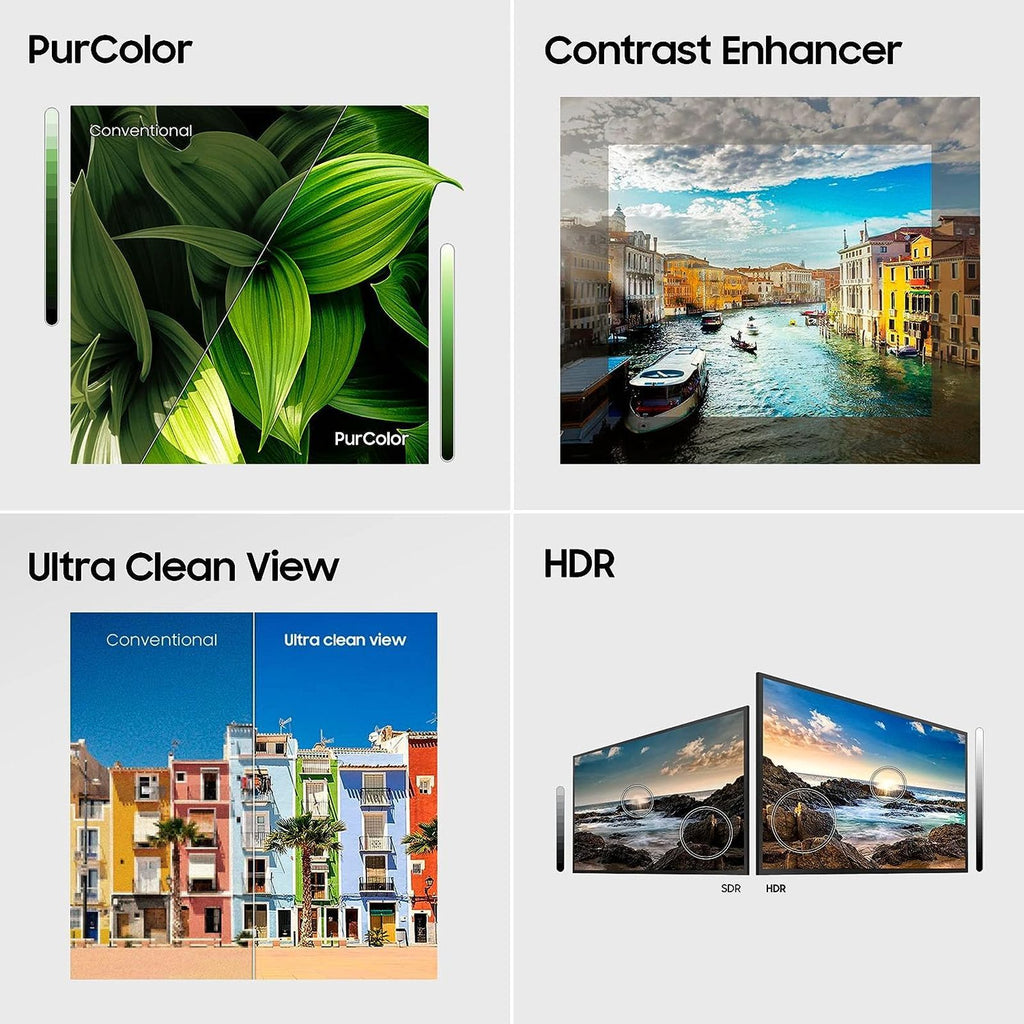 SAMSUNG T4380A Series 80 cm (32 inch) HD Ready LED Smart Tizen TV with PurColor (2022 model)