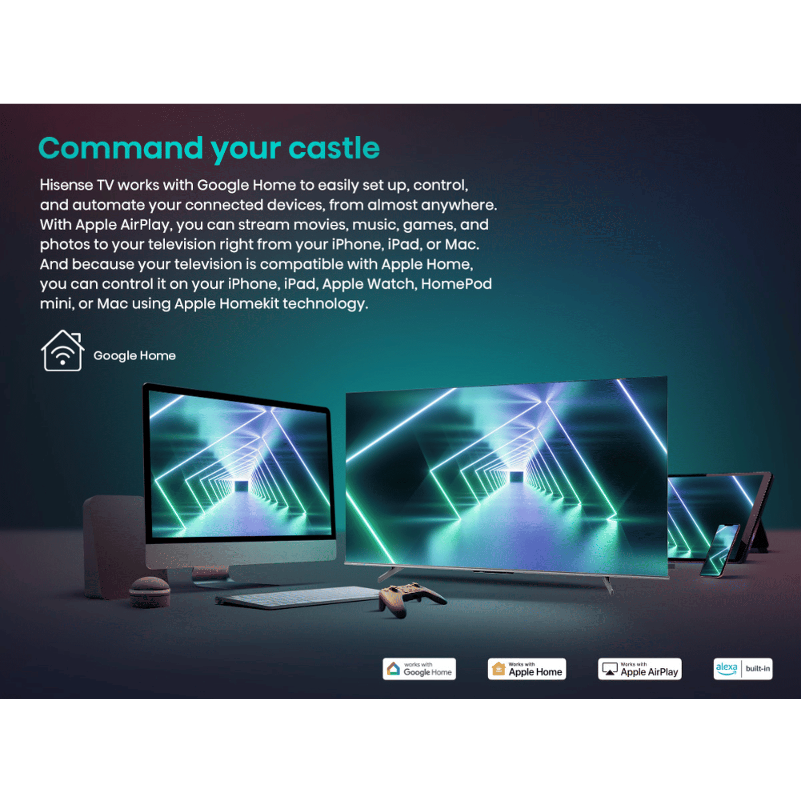 Hisense Q6N 109.22 cm (43 inch) QLED 4K Ultra HD Smart Google TV with 4K AI Upscaler (2024 model)