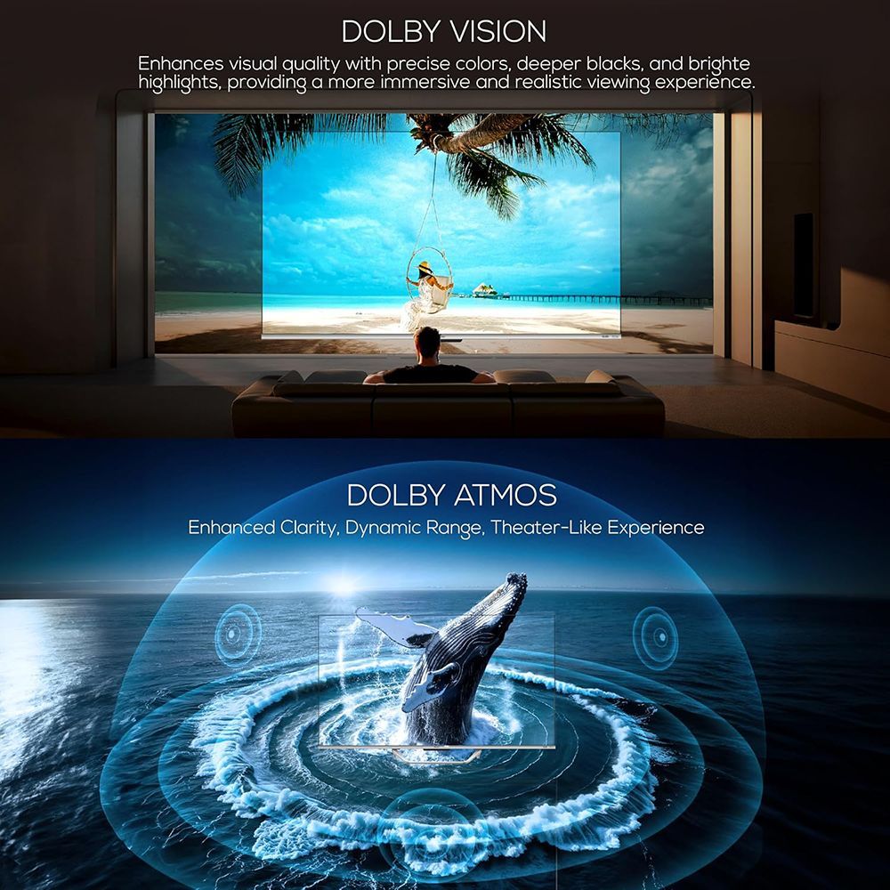 Haier S800QT 109.22 cm (43 inch) 4K Ultra HD QLED Smart Google TV with Dolby Vision & Dolby Atmos (2024 model)
