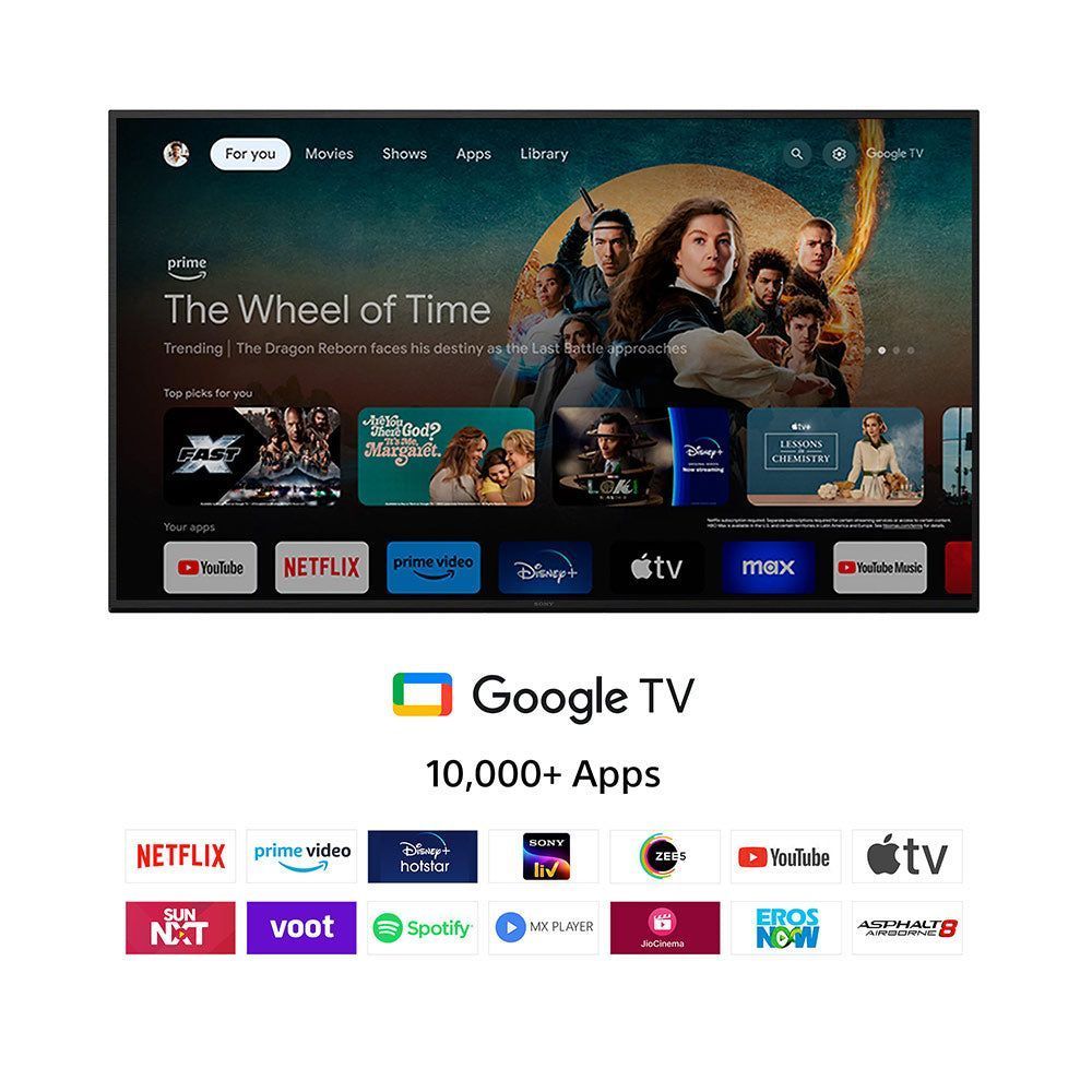 SONY BRAVIA 2 127 cm (50 inch) 4K Ultra HD LCD Smart Android TV with Auto HDR Tone Mapping(2024 Model)