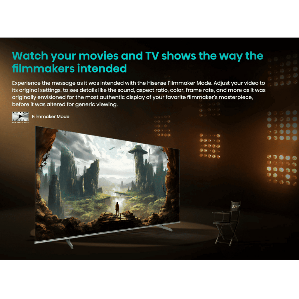 Hisense Q6N 139 cm (55 inch) QLED 4K Ultra HD Google TV with Dolby Vision & Dolby Atmos (2024 model)