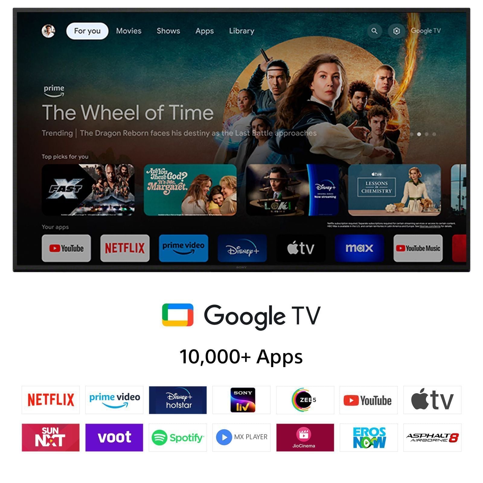 SONY W825 Series 81.28 cm (32 inch) HD Ready LED Smart Android TV with Chromecast Built In (2024 model)