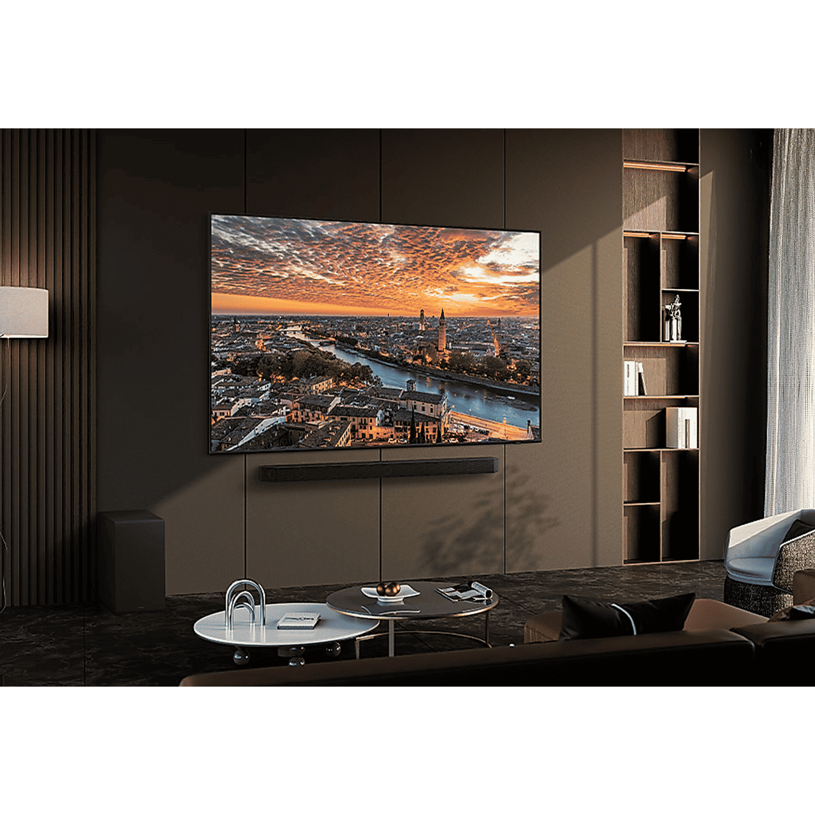 SAMSUNG QE1D 139.7 cm (55 inch) QLED 4K Ultra HD Smart Tizen TV with 4K Upscaling (2024 model)