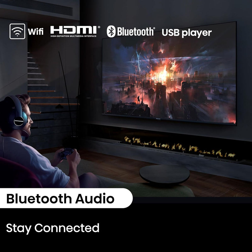 Hisense E6N 139 cm (55 inch) 4K Ultra HD LED Google TV with 4K AI Upscaler (2024 model)