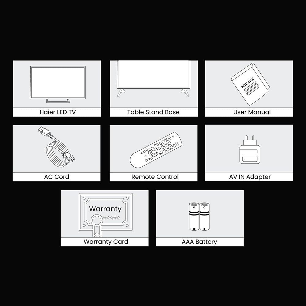Haier P7 Series 190.5 cm (75 inch) LED 4K Ultra HD Smart Smart Google TV with Dolby Digital Decoder (2024 model)