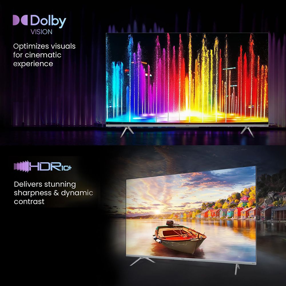Haier P7 Series 190.5 cm (75 inch) LED 4K Ultra HD Smart Smart Google TV with Dolby Digital Decoder (2024 model)