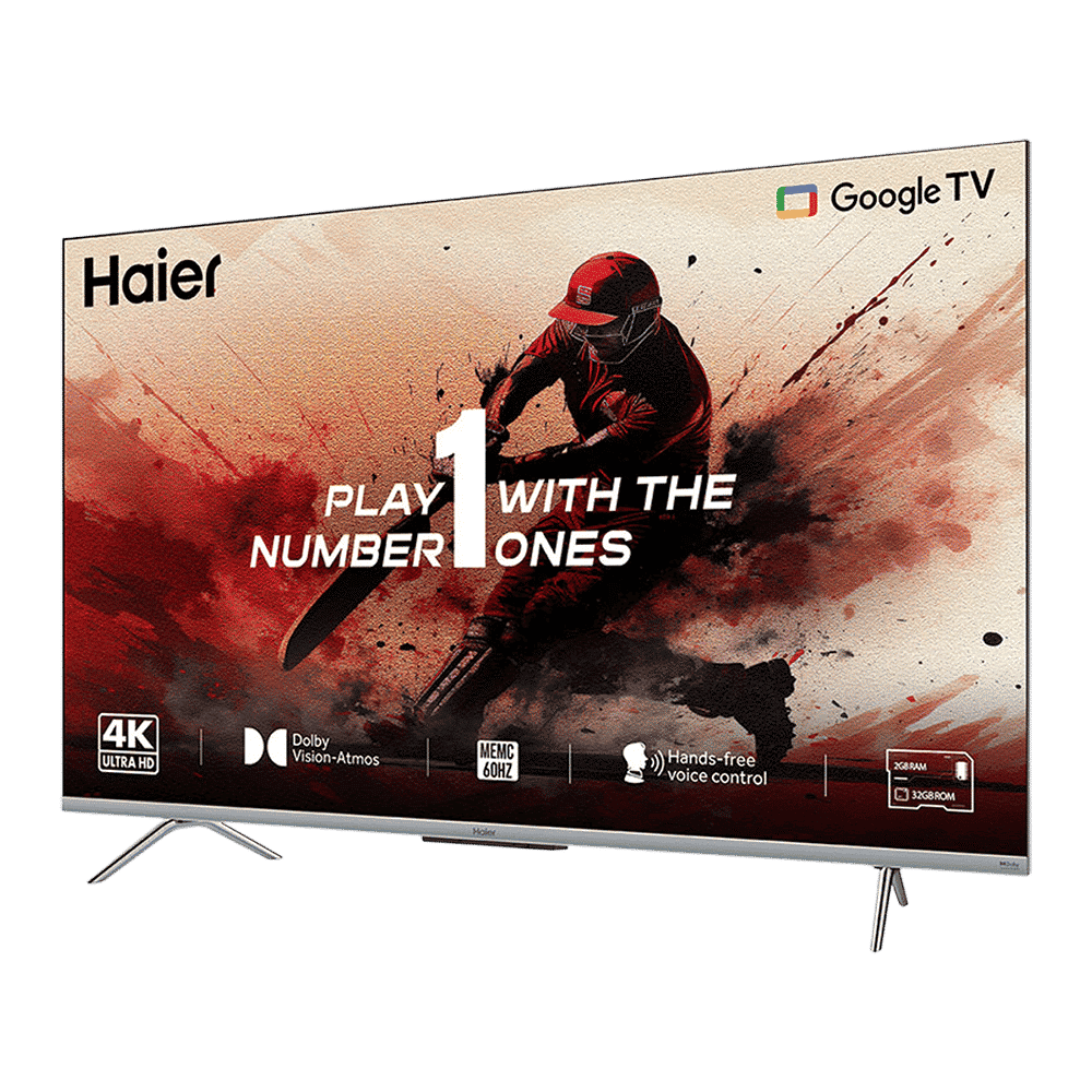 Haier P7 Series 190.5 cm (75 inch) LED 4K Ultra HD Smart Smart Google TV with Dolby Digital Decoder (2024 model)