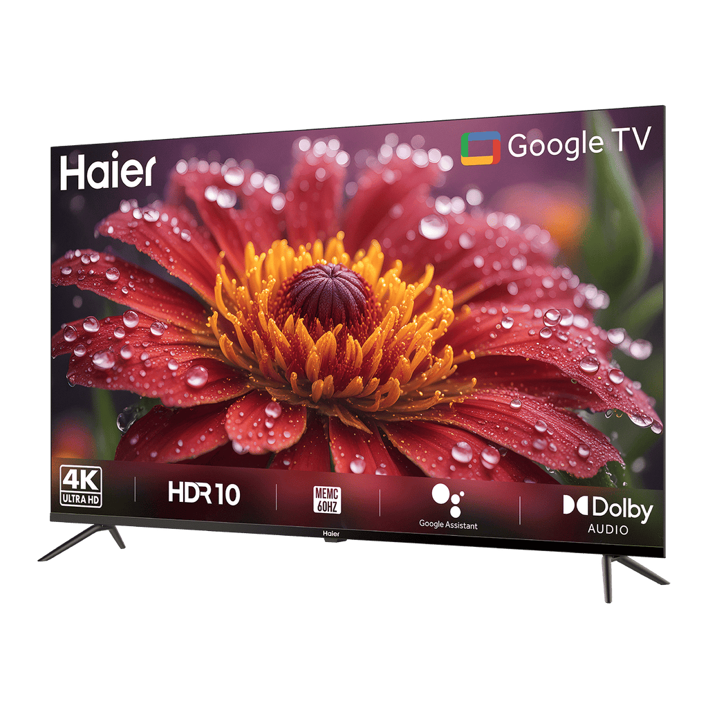 Haier 81.28 cm (32 inch) Full HD Plus QLED Smart Google TV with Google Assistant (2025 model)
