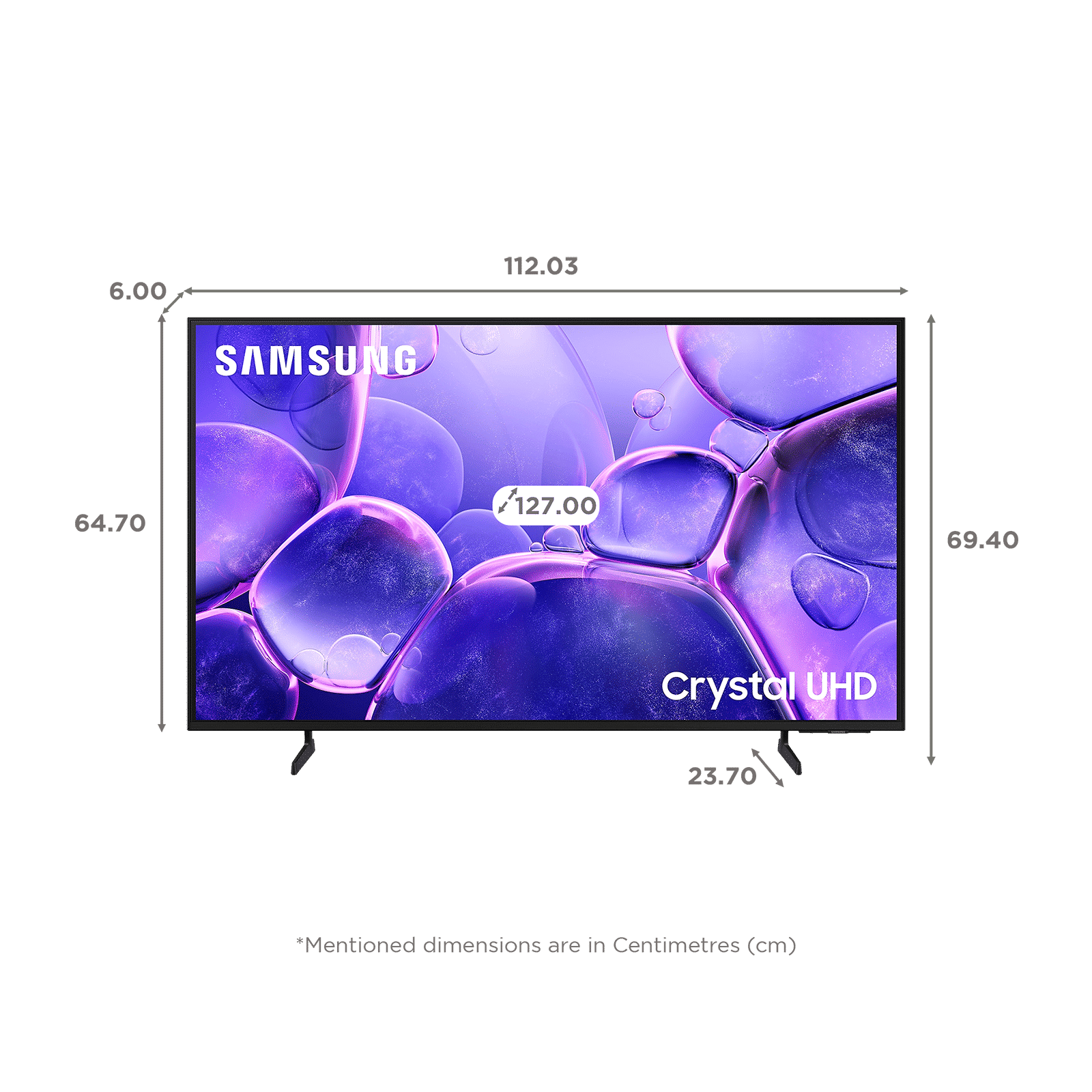 SAMSUNG U8100F 127 cm (50 inch) 4K Ultra HD LED Smart Tizen TV with Alexa & Google Assistant (2025 model)