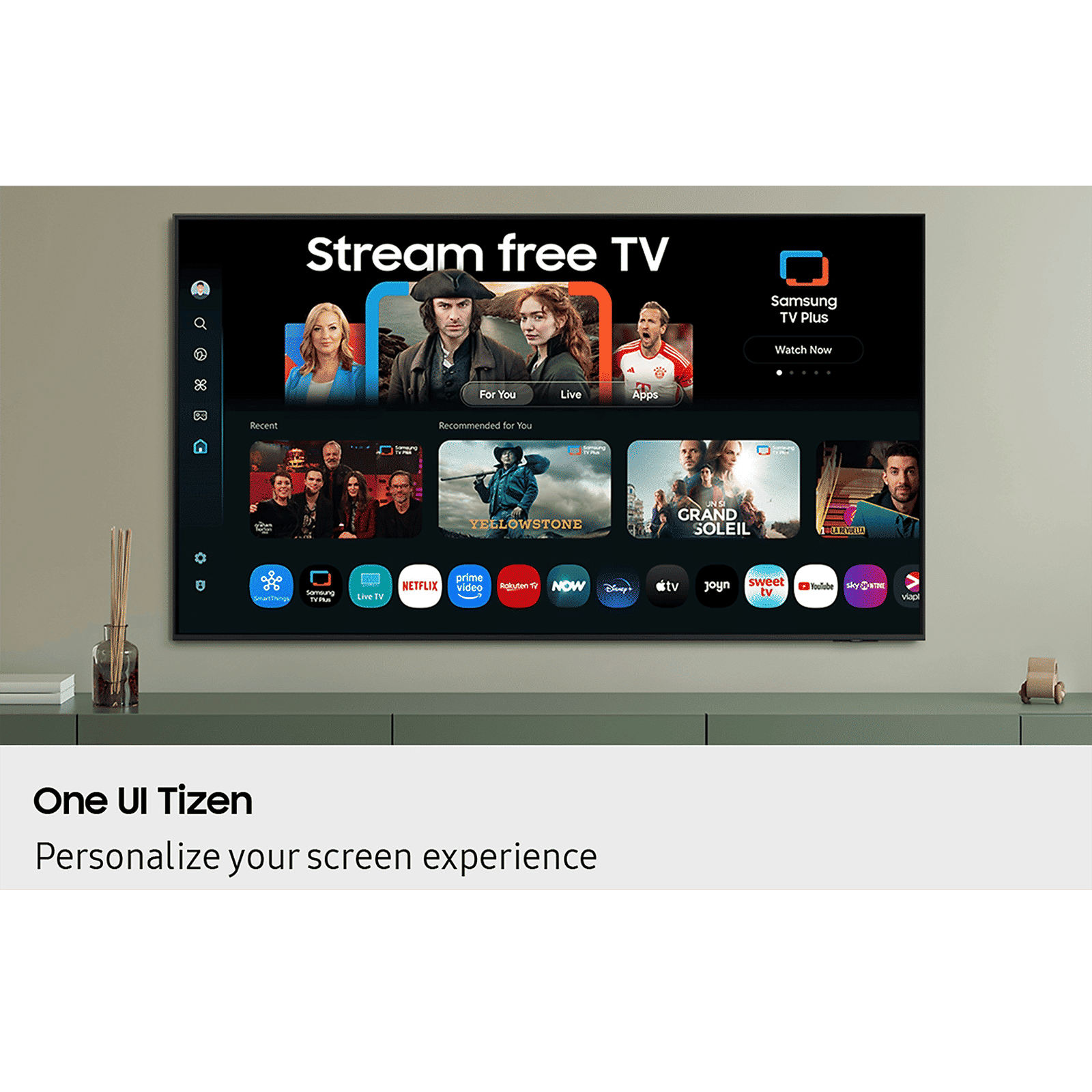 SAMSUNG Q7F 139.7 cm (55 inch) 4K Ultra HD QLED Smart Tizen TV with Alexa & Google Assistant (2025 model)