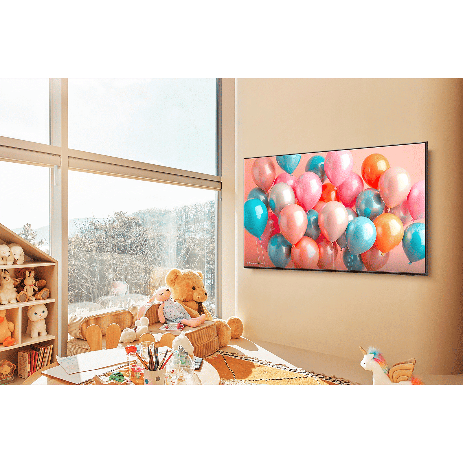 SAMSUNG Q7F 109.22 cm (43 inch) QLED 4K Ultra HD Smart Tizen TV with Google Voice Assistant (2025 model)