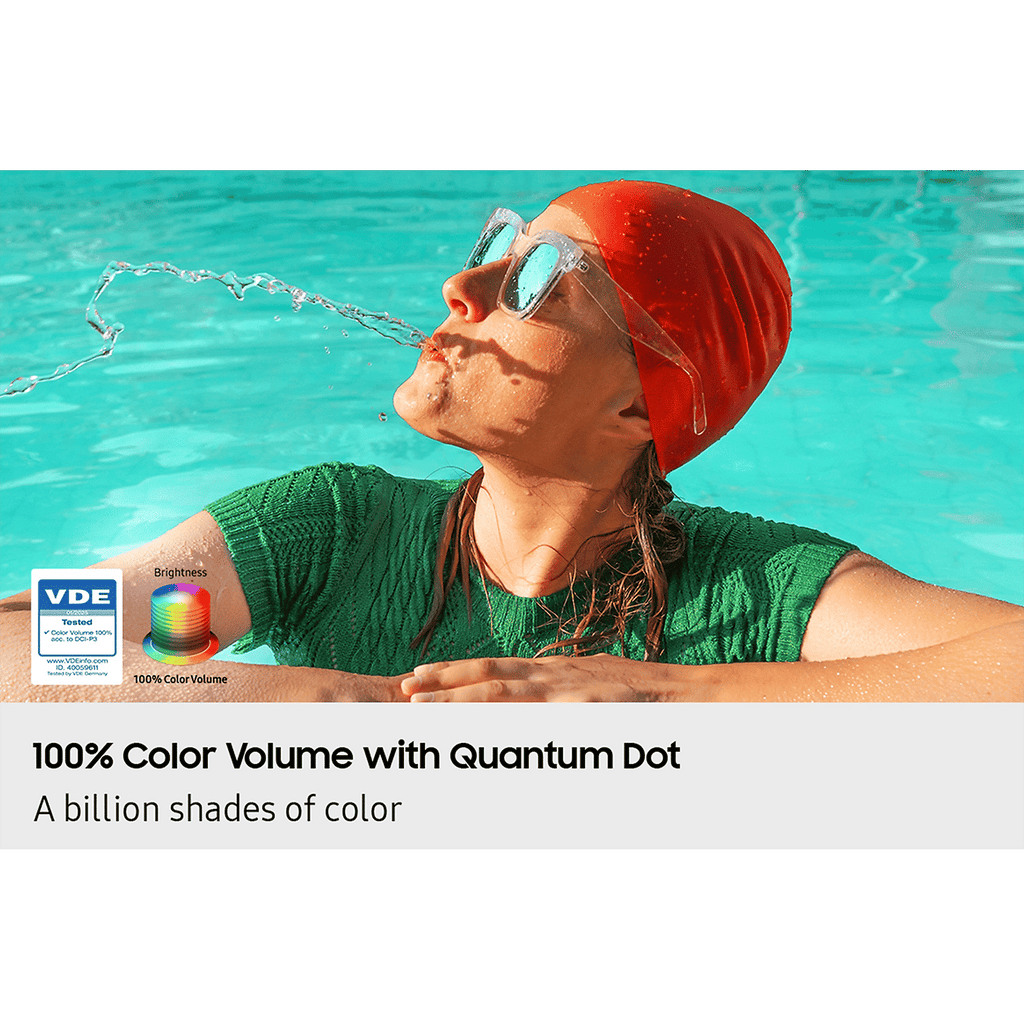 SAMSUNG Q7F 109.22 cm (43 inch) QLED 4K Ultra HD Smart Tizen TV with Google Voice Assistant (2025 model)