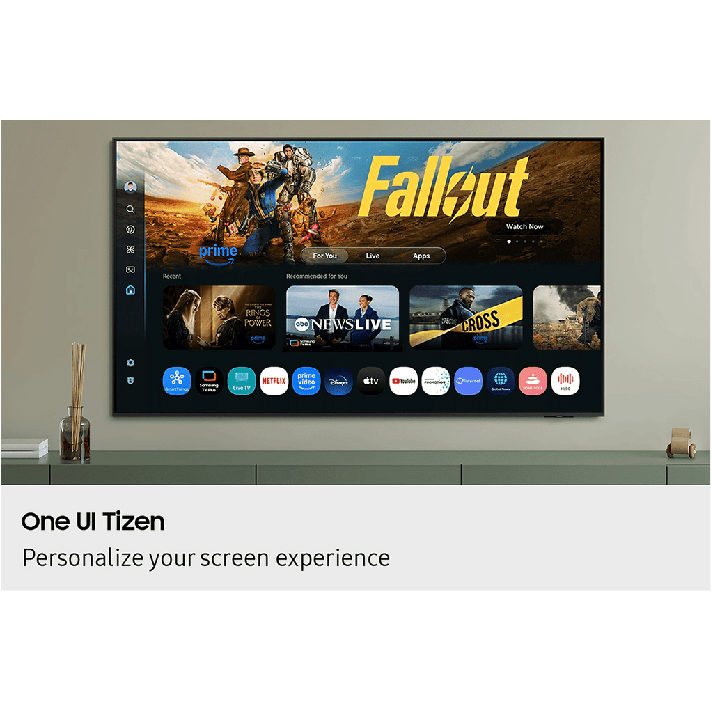 SAMSUNG Q7F 109.22 cm (43 inch) QLED 4K Ultra HD Smart Tizen TV with Google Voice Assistant (2025 model)
