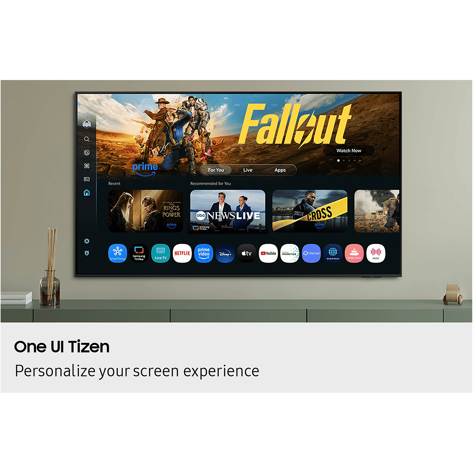 SAMSUNG Q7F 109.22 cm (43 inch) QLED 4K Ultra HD Smart Tizen TV with Google Voice Assistant (2025 model)