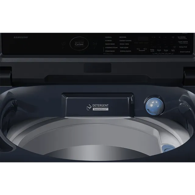 Samsung 10 Kg Top Loading Fully Automatic Washing Machine, WA80F10B3NTL, Brushed Navy