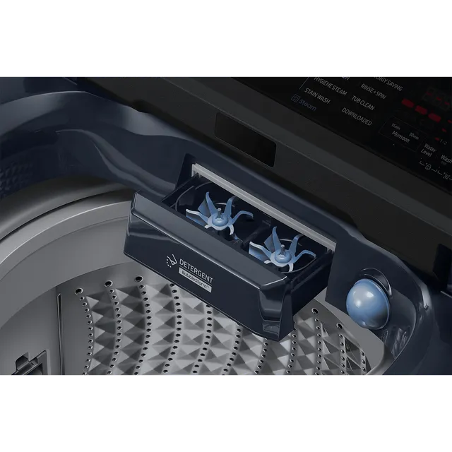 Samsung 10 Kg Top Loading Fully Automatic Washing Machine, WA80F10B3NTL, Brushed Navy