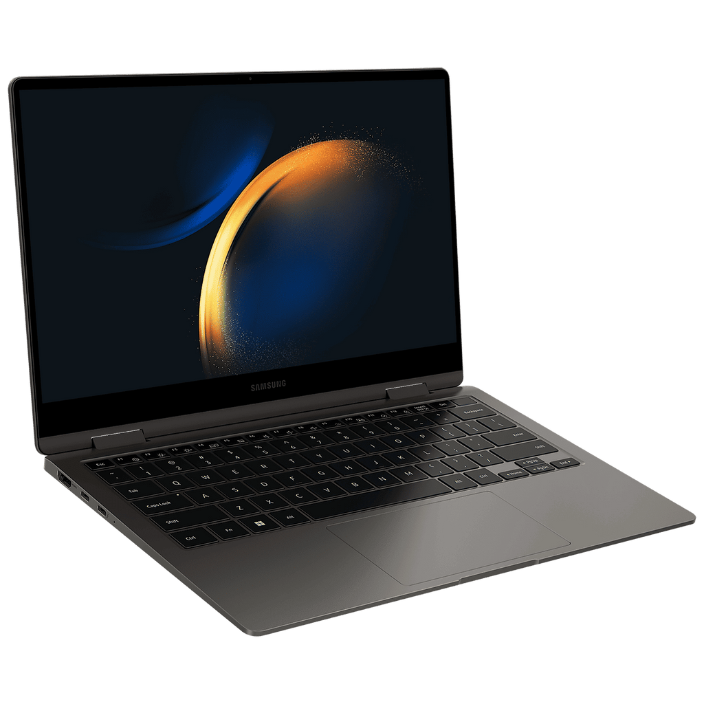 SAMSUNG Galaxy Book3 360 Intel Evo Core i5 13th Gen 2-in-1 Laptop (16GB, 512GB SSD, Windows 11 Home, 13.3 inch Full HD Super AMOLED Display, MS Office 2024, Graphite Grey, 1.16 KG)