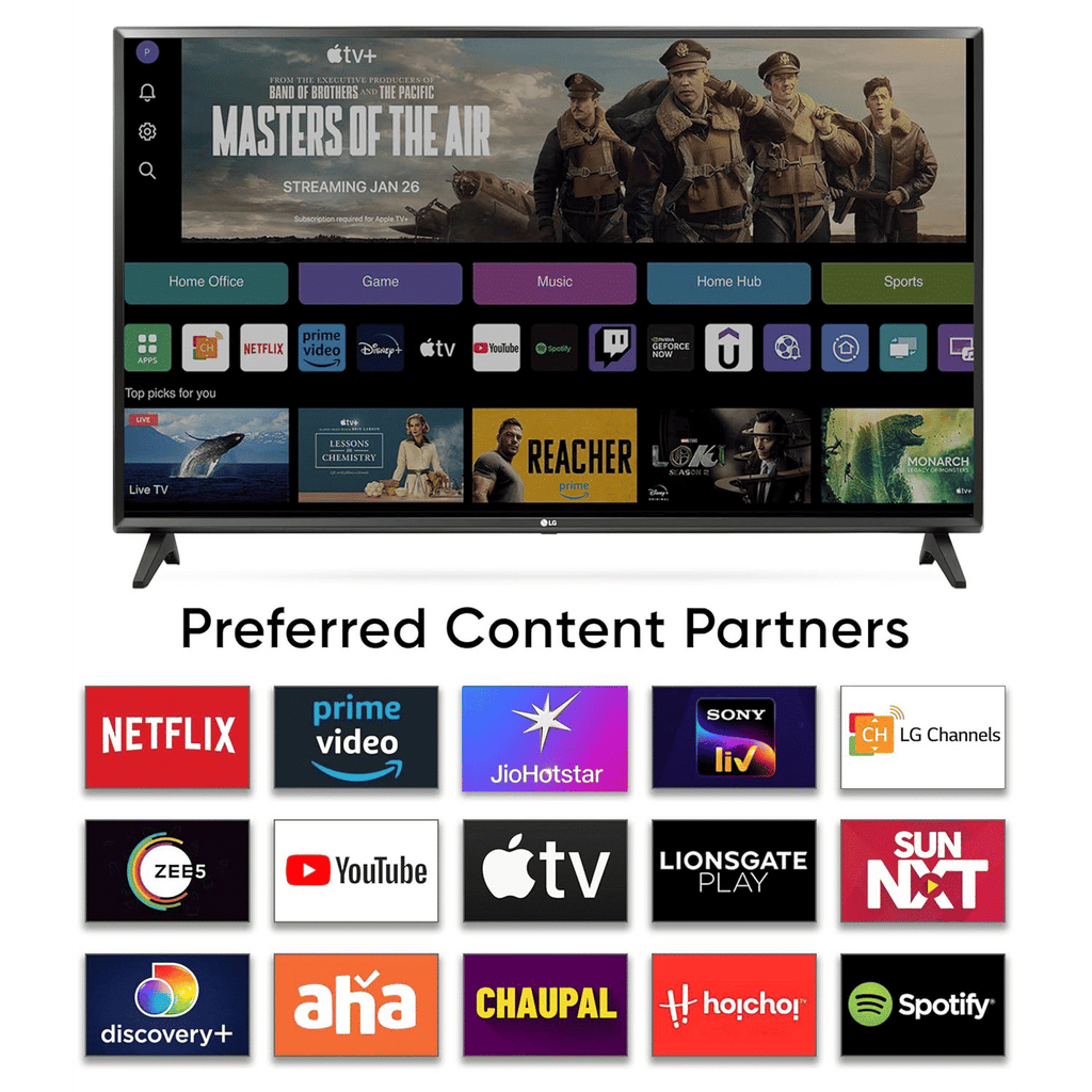 LG 80cm (32 inch) HD LED Smart webOS TV with AI Sound (2025 Model)