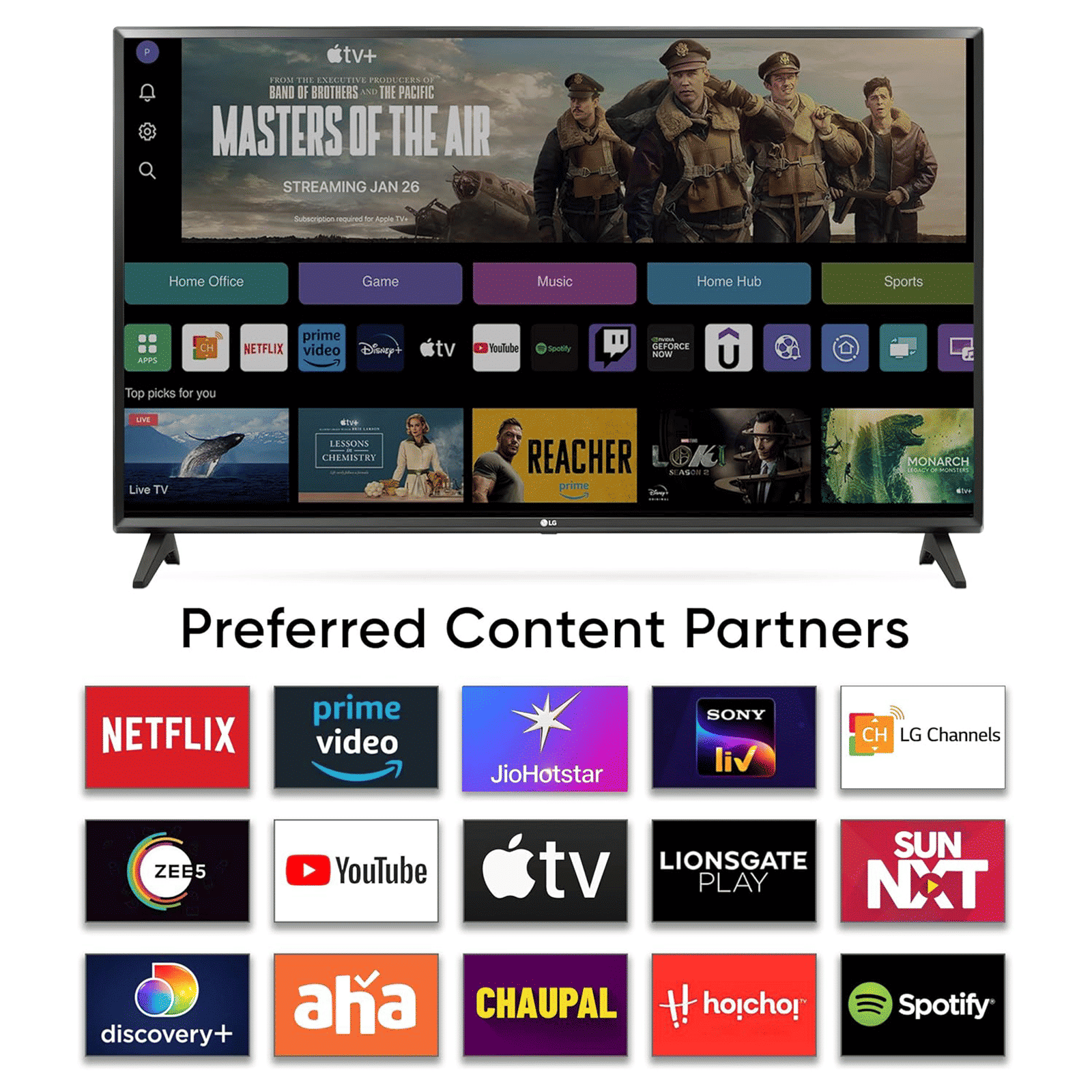 LG 80cm (32 inch) HD LED Smart webOS TV with AI Sound (2025 Model)